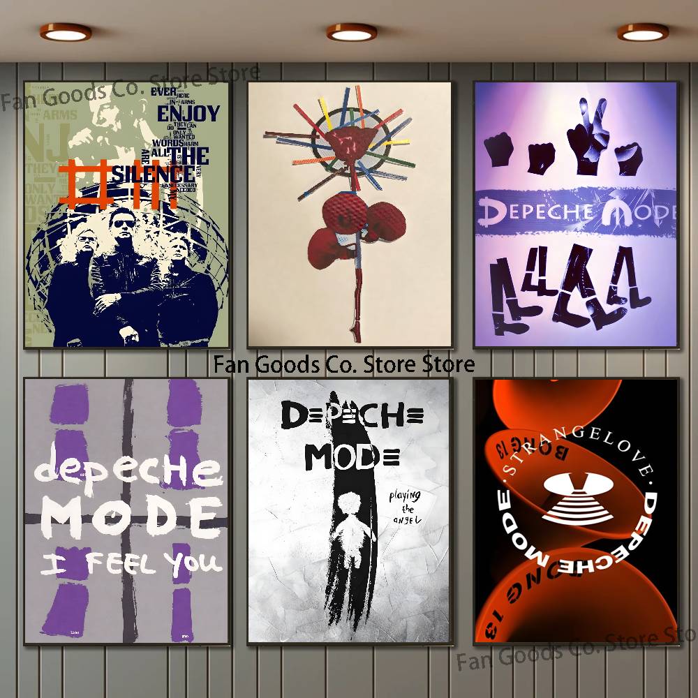 Home Gym Wallpaper - D-Depeche-Mode Band โปสเตอร์โฮมยิมฟุตบอลบาสเกตบอลพิมพ์สติ๊กเกอร์ติดผนังภาพวาดสำหรับตกแต่งห้องนั่งเล่น