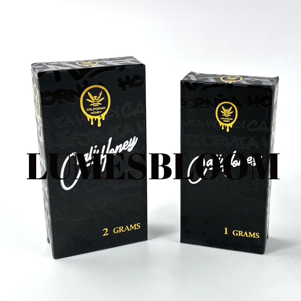Plyo Box Set - Cali ตลับหมึกเปล่ากล่องเก็บ 1ml เด็กหลักฐานกระดาษแข็ง Spone ป้องกันบรรจุภัณฑ์