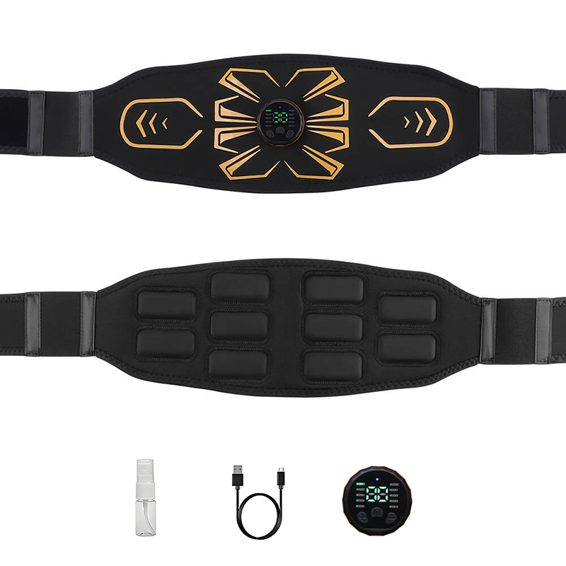 Home Gym Essentials - เครื่องบริหารกล้ามเนื้อหน้าท้องอัจฉริยะ เข็มขัดกระชับสัดส่วน นวดตัว ฝึกซ้อมออกกำลังกาย อุปกรณ์ฟิตเนสสำหรับใช้ในบ้าน