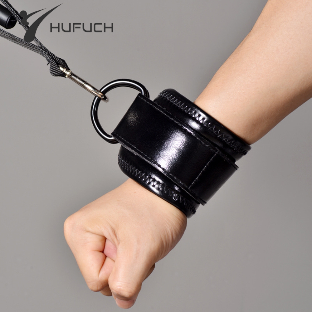 Home Gym Equipment Amazon - สายรัดข้อมือสําหรับResistance Bandออกกําลังกายฟิตเนสสายรัดข้อเท้าเท้าCuffsสายเครื่องGymอุปกรณ์ฟิตเนสหน้าแรก
