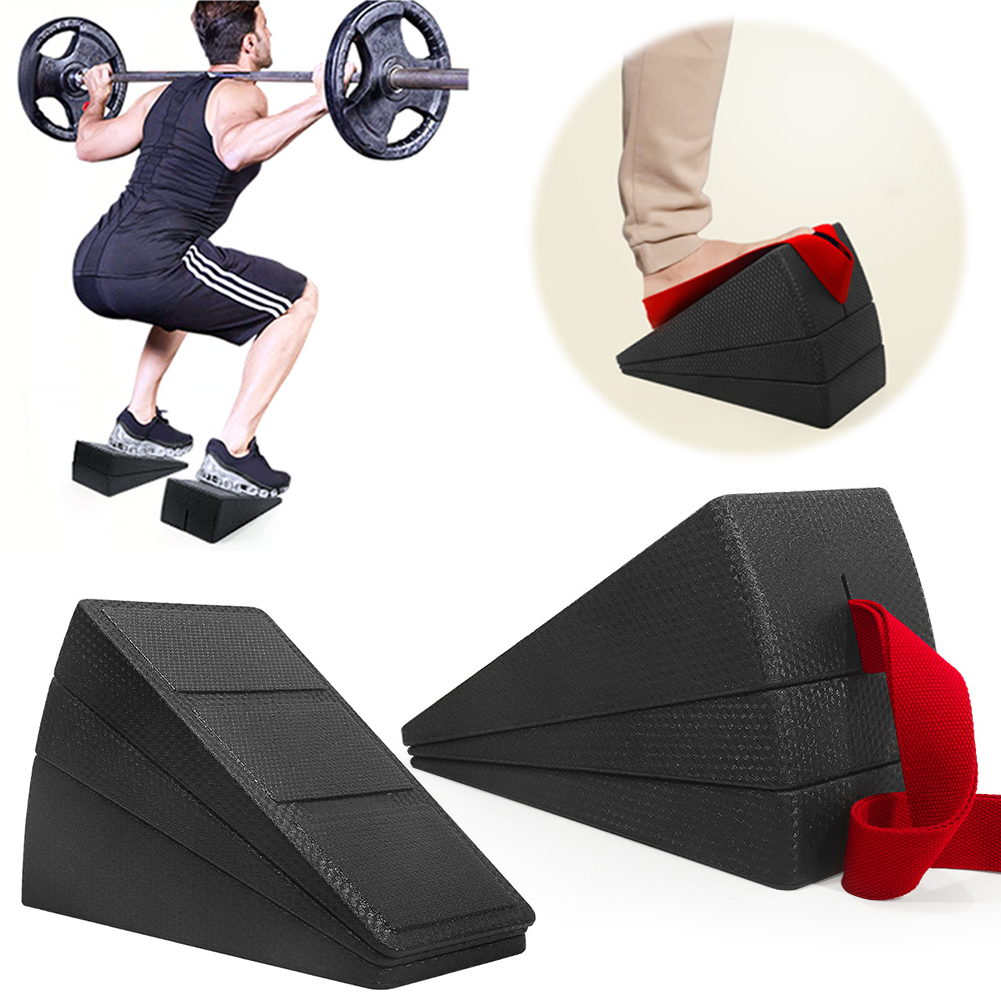 Home Gym China - บล็อกยึดขาแบบเอียงสำหรับยืดกล้ามเนื้อน่อง อุปกรณ์ยืดขาแบบมัลติฟังก์ชั่น บล็อกยกน่องกันลื่นสำหรับยืดเท้าและน่อง เหมาะสำหรับใช้ในยิมที่บ้าน