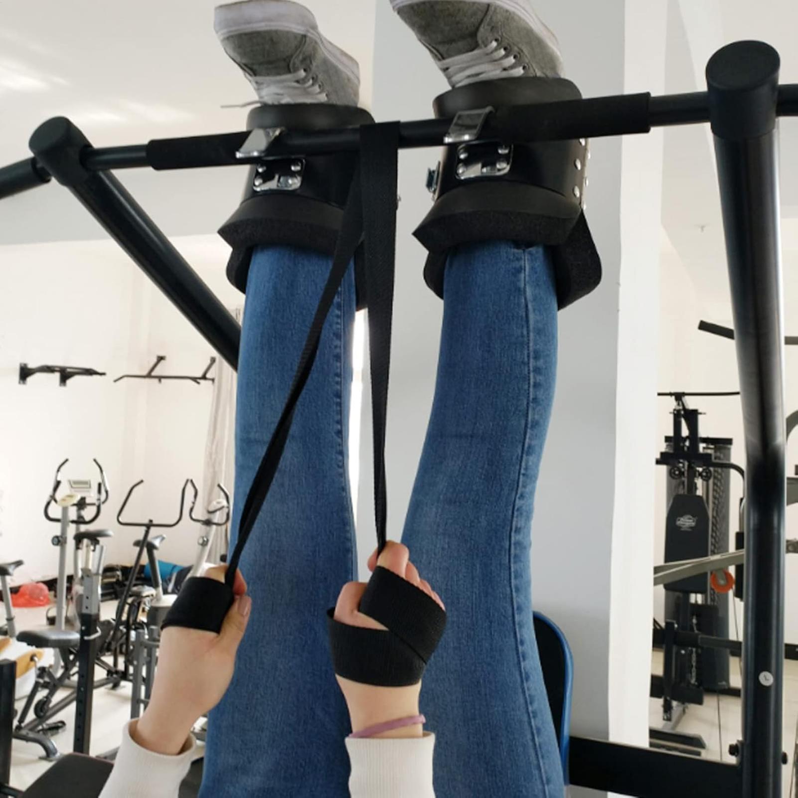 Home Gym Equipment Amazon - รองเท้าบูทแบบแขวน 1 คู่ สำหรับออกกำลังกายที่บ้าน ป้องกันการกลับหัว อุปกรณ์ฝึกความแข็งแรง