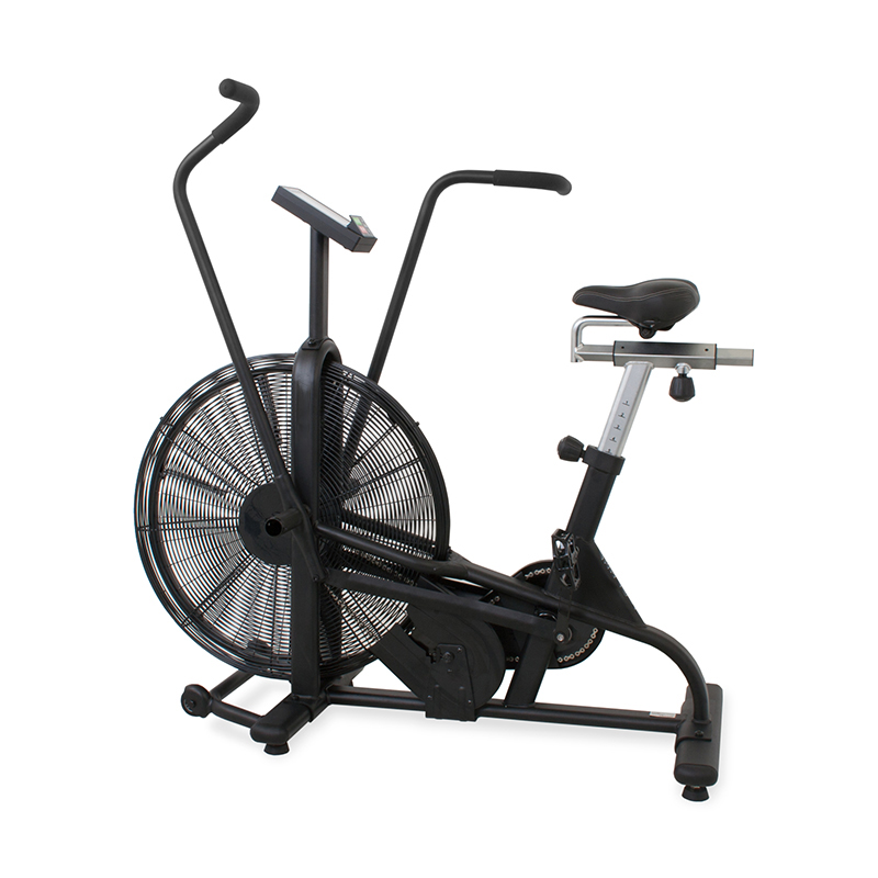 Home Gym Workout Equipment - จักรยานออกกำลังกายเชิงพาณิชย์สำหรับคาร์ดิโอที่บ้าน อุปกรณ์ฟิตเนสปั่นจักรยานในร่ม แบบพับได้ ตั้งตรง ใช้ระบบโซ่แม่เหล็กและลม