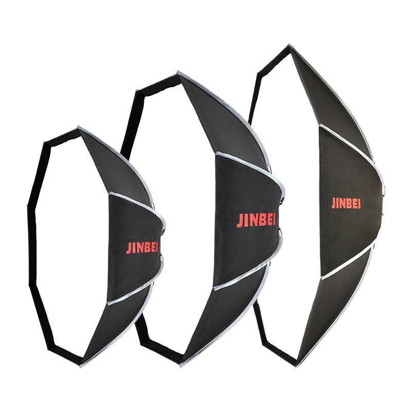 Plyo Box Set - ชุดไฟสตูดิโอถ่ายภาพแบบพกพา JINBEI KE-150 ซม. ซอฟท์บ็อกซ์ทรงแปดเหลี่ยม ติดตั้งง่าย