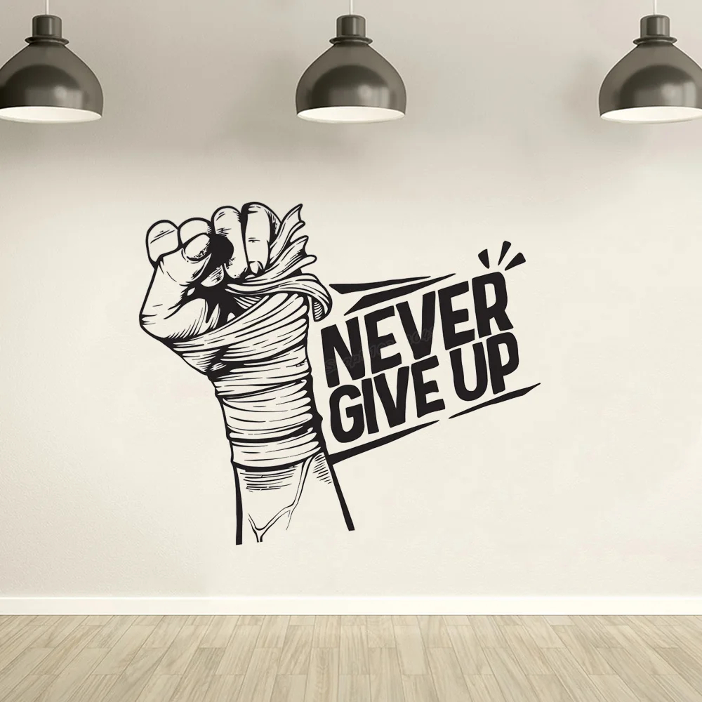 Home Gym Wallpaper - Nunca desista decalque de parede แรงจูงใจ,
