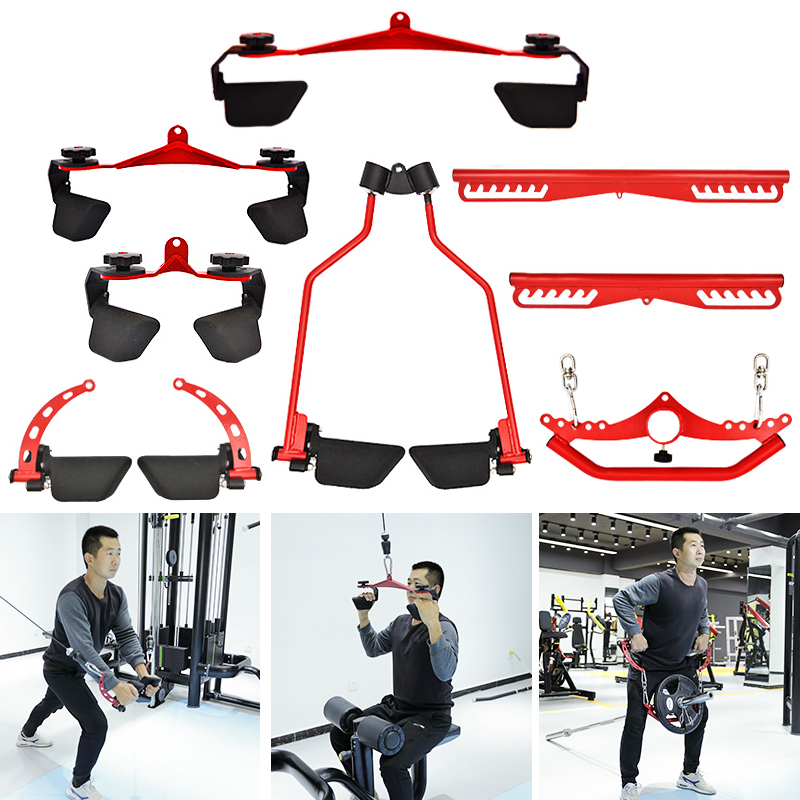 Home Gym Equipment Amazon - ปรับฟิตเนส Lat ดึงลงบาร์ GYM Pulley สายเครื่องสิ่งที่แนบมาบ้าน