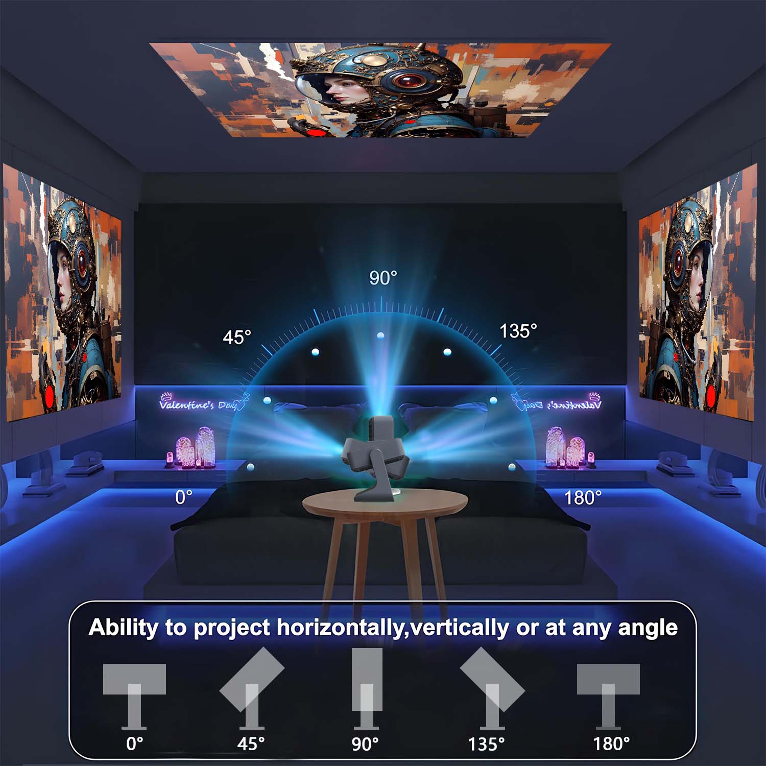โปรเจคเตอร์ระบบสัมผัสอัจฉริยะ  - Home Gym Video บทวิจารณ์และราคา