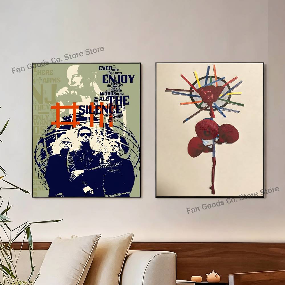 D-Depeche-Mode Band โปสเตอร์โฮ - Home Gym Wallpaper บทวิจารณ์และราคา