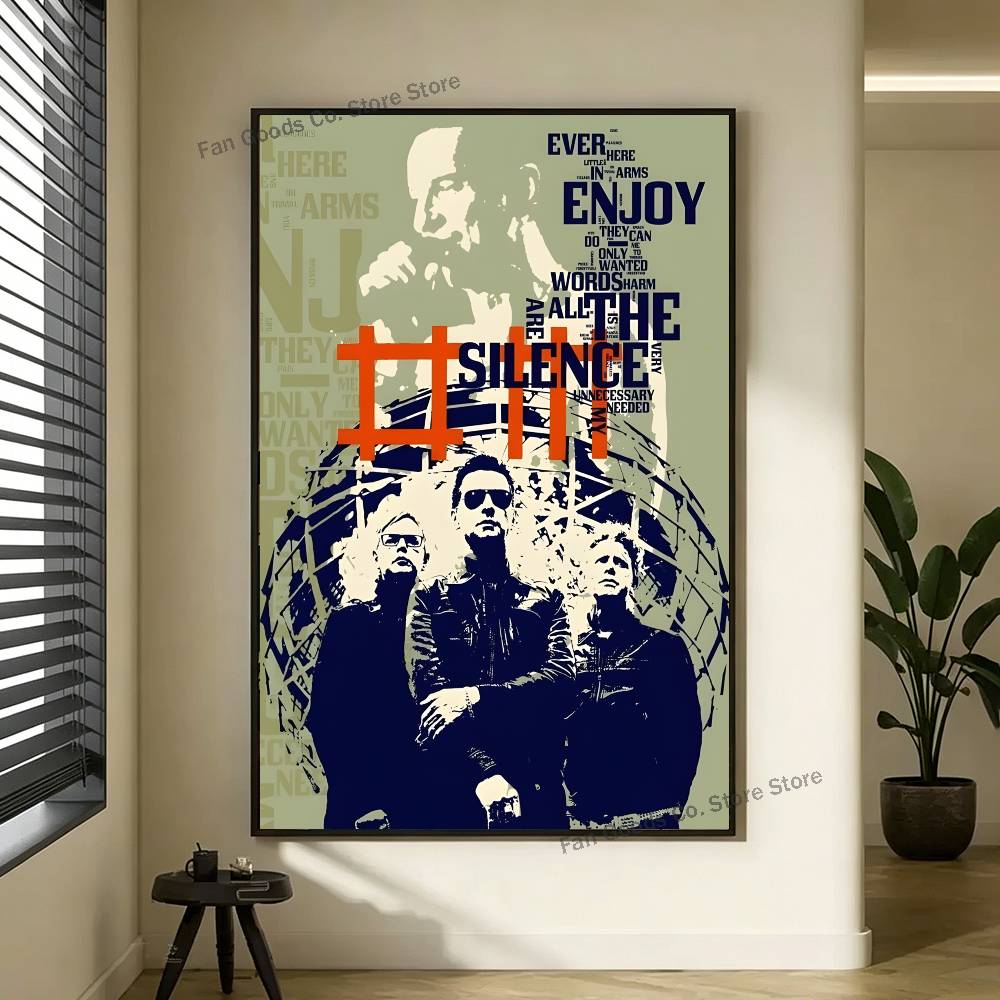 D-Depeche-Mode Band โปสเตอร์โฮ - Home Gym Wallpaper บทวิจารณ์และราคา