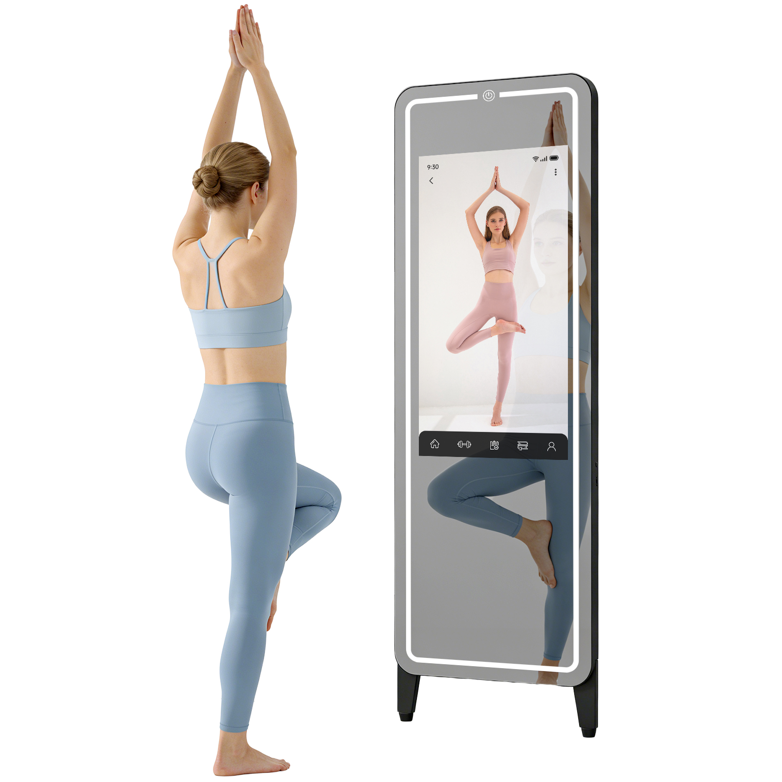 กระจกออกกำลังกายอัจฉริยะสำหรับ - Home Gym Video บทวิจารณ์และราคา