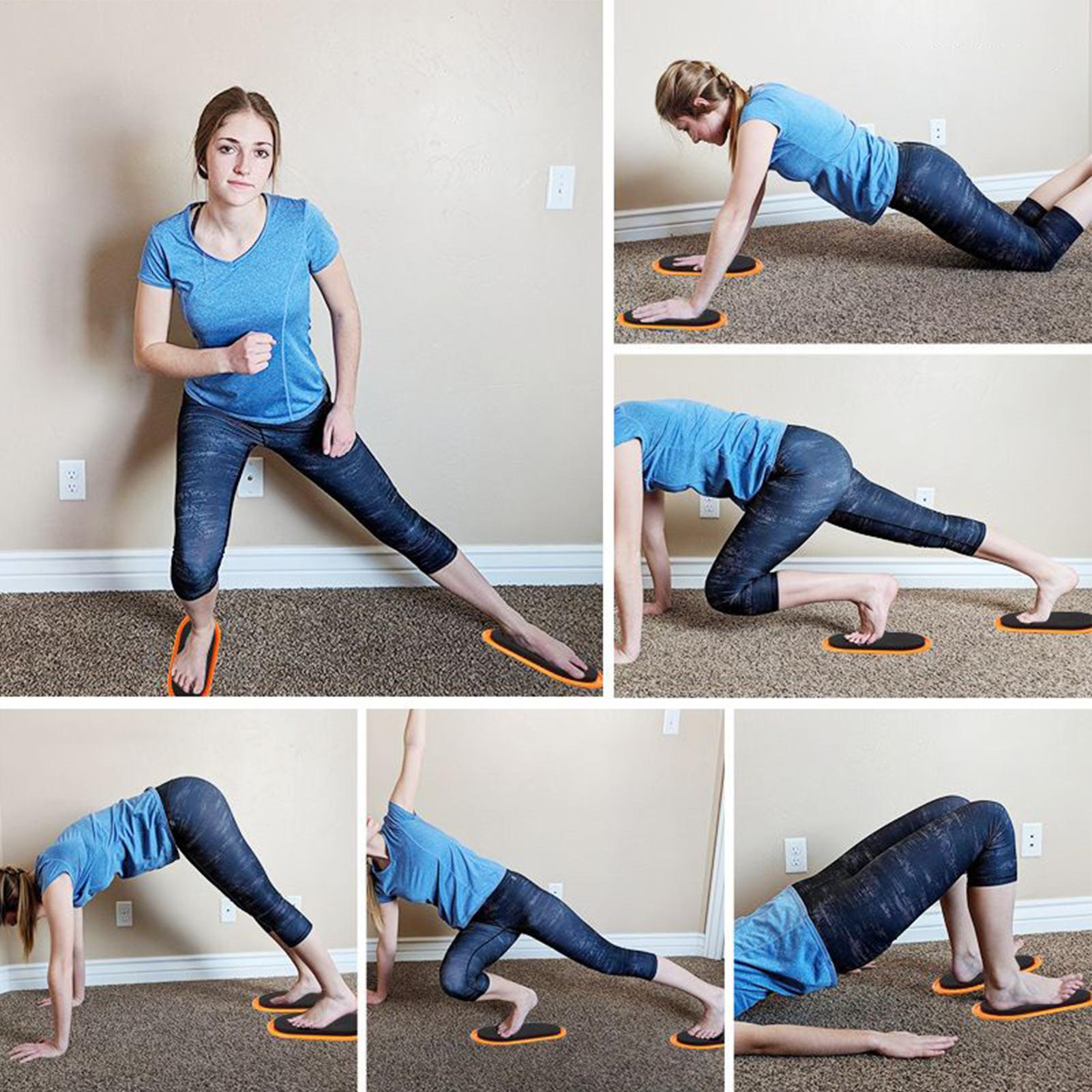 แผ่นสไลด์ออกกำลังกาย รูปวงรี อ - Home Gym Workout Equipment บทวิจารณ์และราคา
