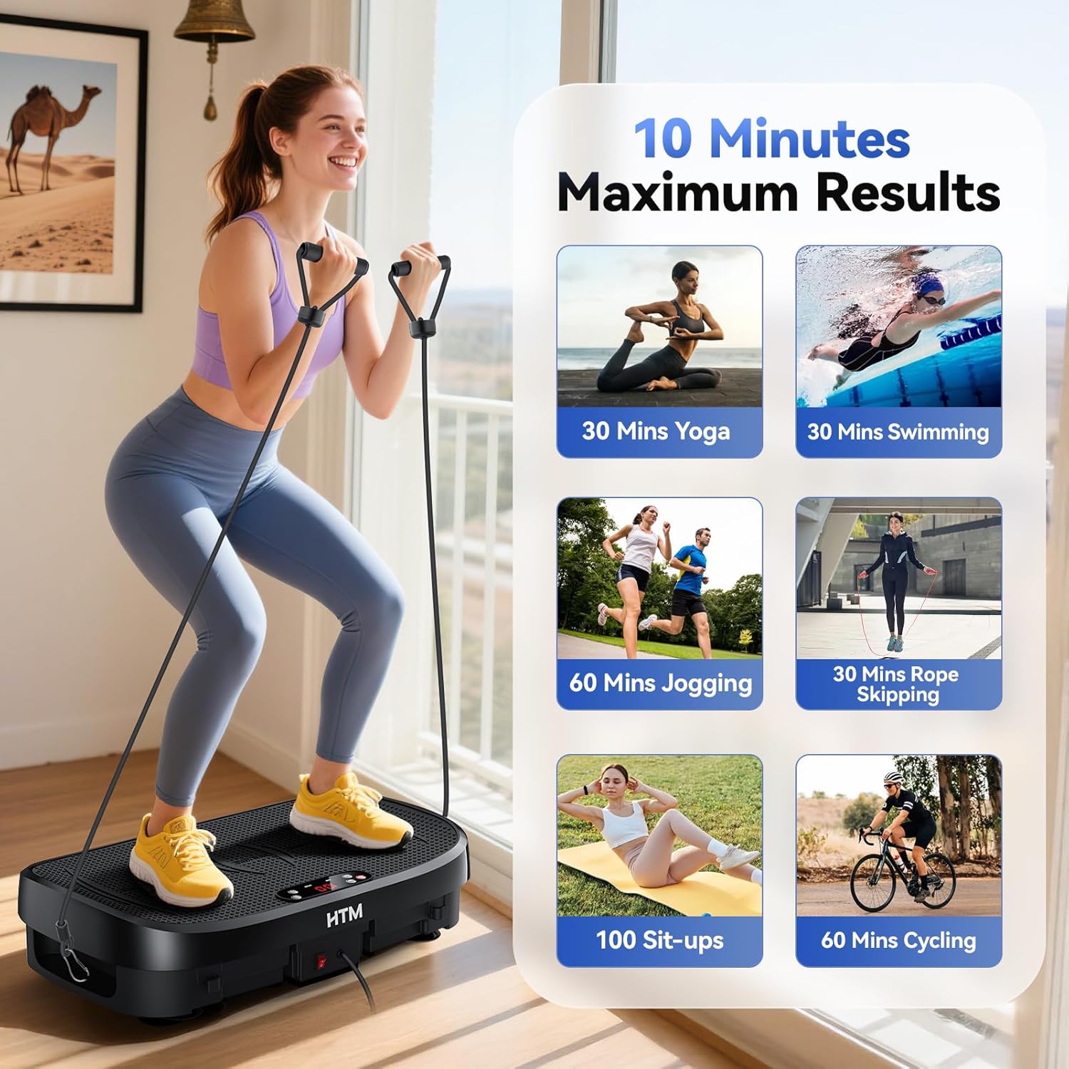แผ่นสั่นสะเทือนสำหรับออกกำลังก - Home Gym Equipment Amazon บทวิจารณ์และราคา