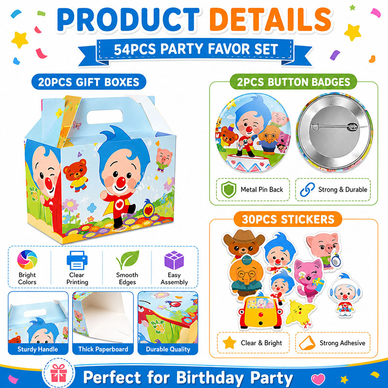 ชุดสติ๊กเกอร์กล่องกระดาษลายการ - Plyo Box Set บทวิจารณ์และราคา