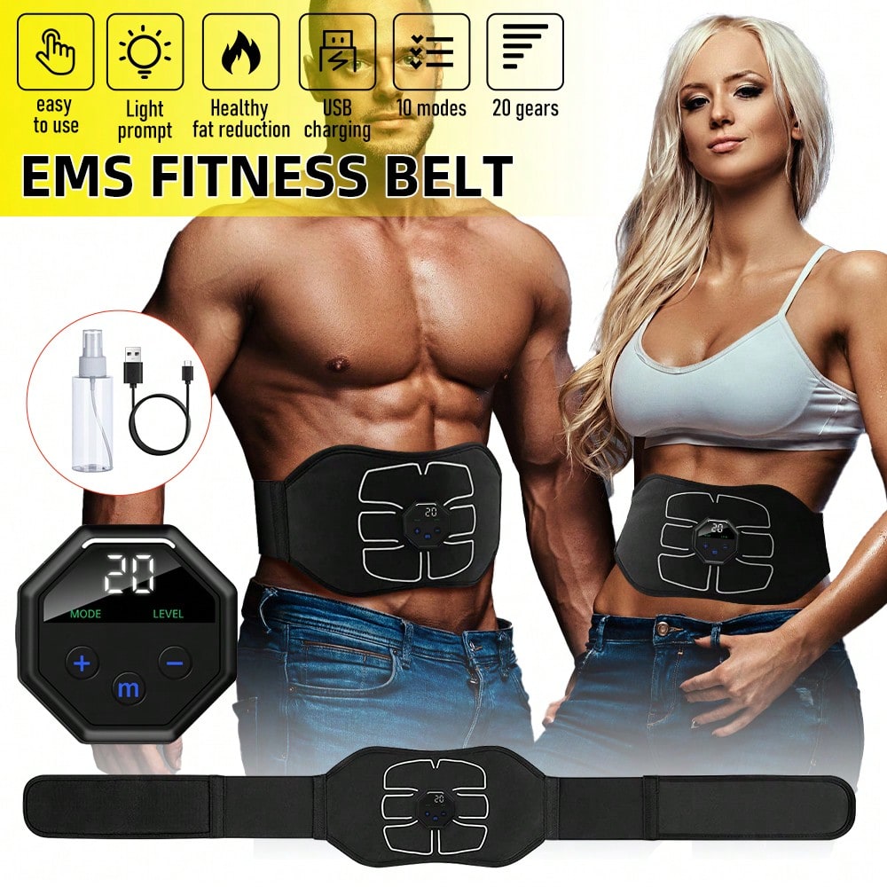 1 ชิ้นเข็มขัดฝึกกล้ามเนื้อหน้า - Home Gym Essentials บทวิจารณ์และราคา