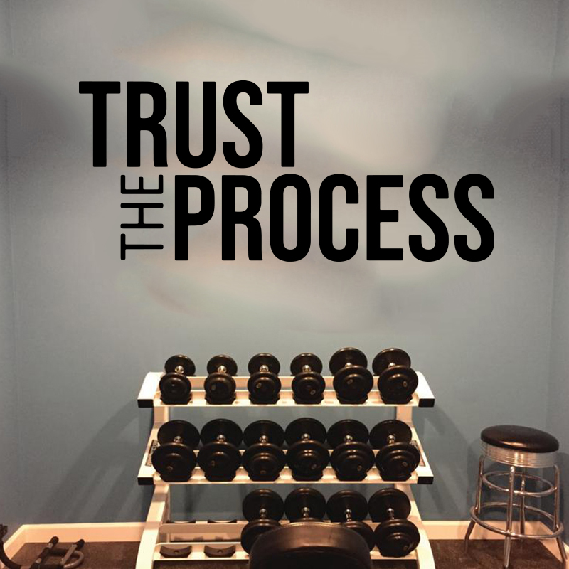 Trust กระบวนการสติ๊กเกอร์ติดผน - Home Gym Wallpaper บทวิจารณ์และราคา