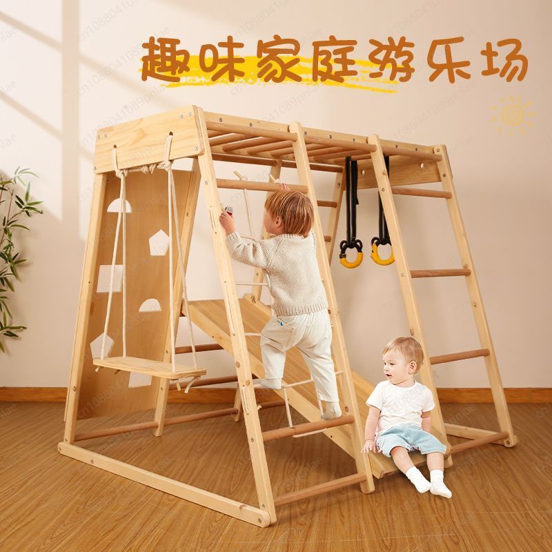 รุ่นมาตรฐาน ชุดปีนป่ายไม้สำหรั - Home Gym For Toddlers บทวิจารณ์และราคา