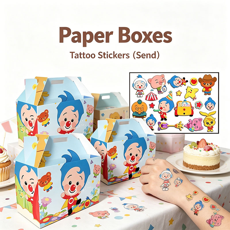 กล่องกระดาษลายตัวตลกหลากสีสัน  - Plyo Box Set บทวิจารณ์และราคา
