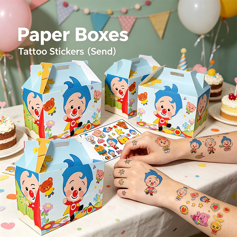 กล่องกระดาษลายตัวตลกหลากสีสัน  - Plyo Box Set บทวิจารณ์และราคา