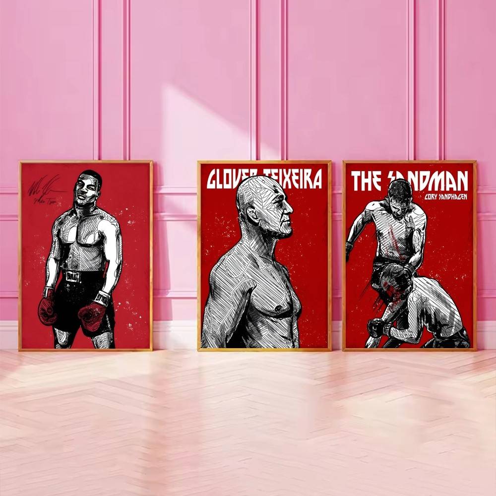 โปสเตอร์นักกีฬาแนวกรันจ์ ภาพนั - Home Gym Wallpaper บทวิจารณ์และราคา