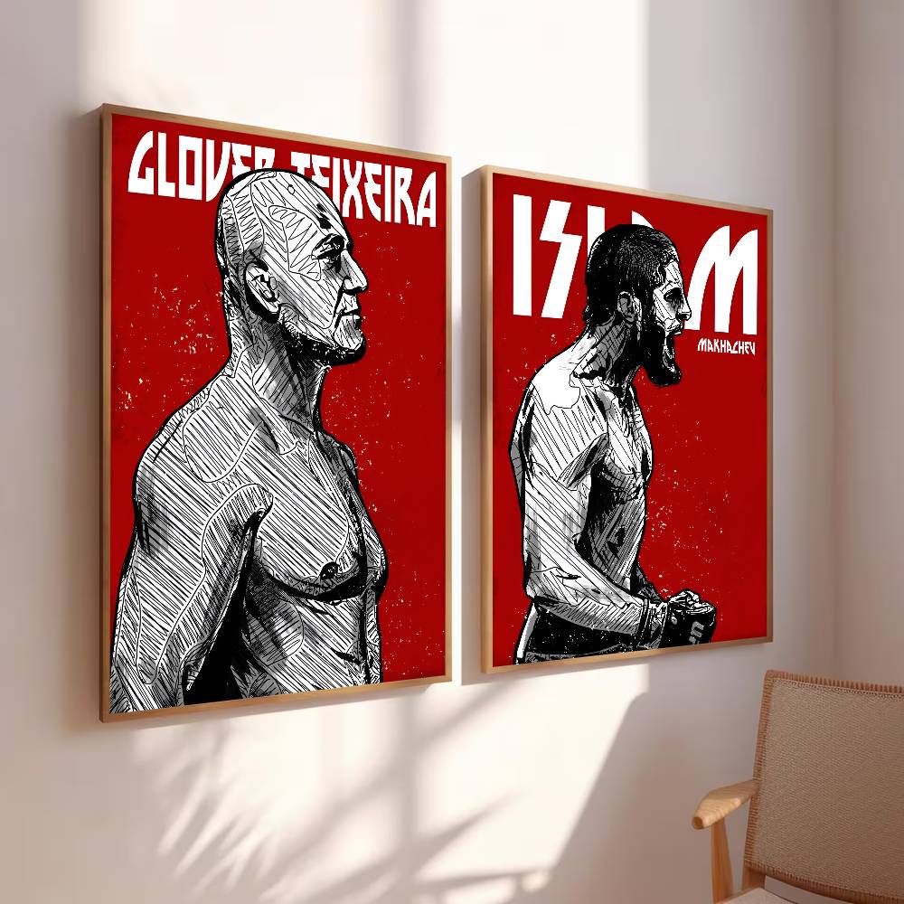 โปสเตอร์นักกีฬาแนวกรันจ์ ภาพนั - Home Gym Wallpaper บทวิจารณ์และราคา