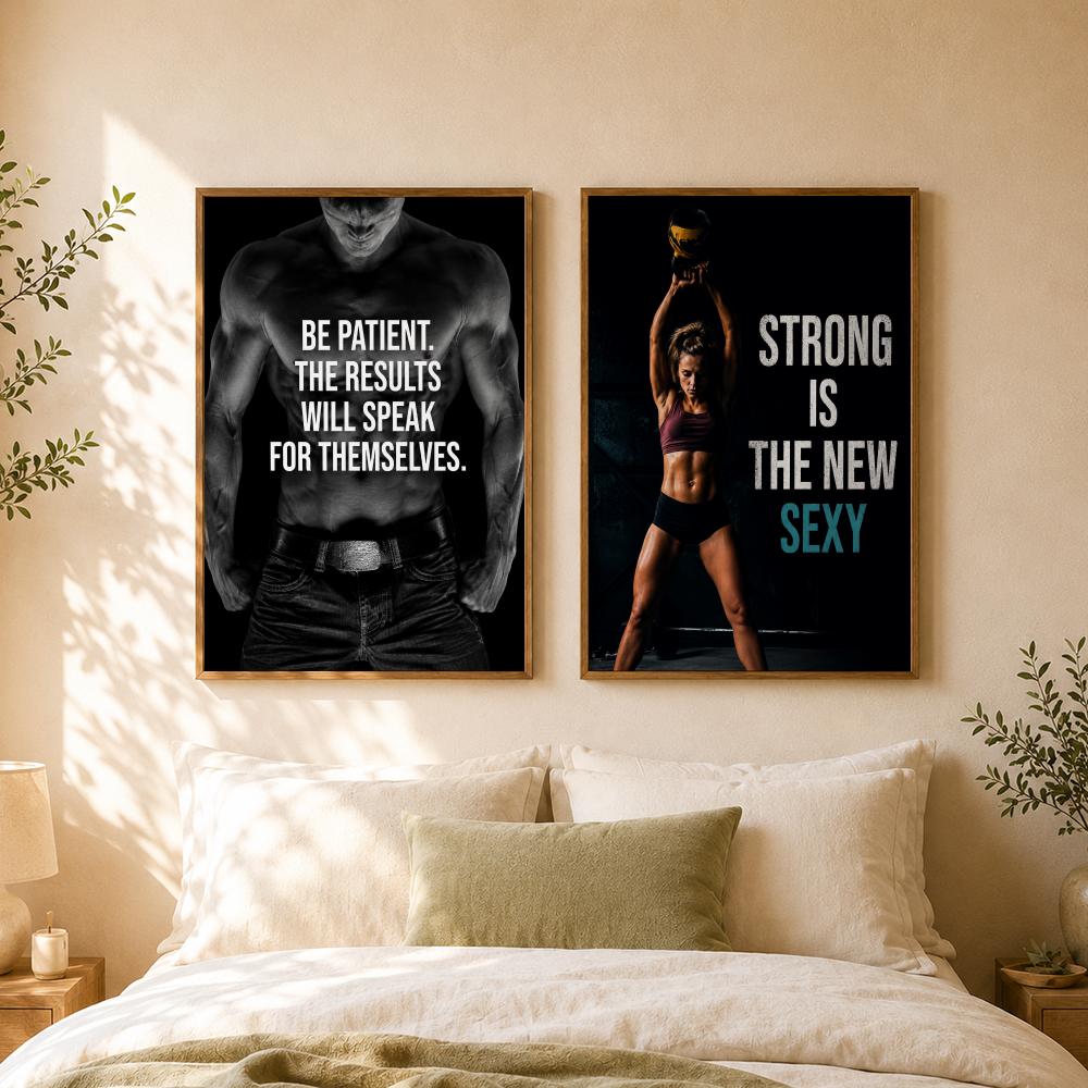 โปสเตอร์คำคมสร้างแรงบันดาลใจสำ - Home Gym Wallpaper บทวิจารณ์และราคา