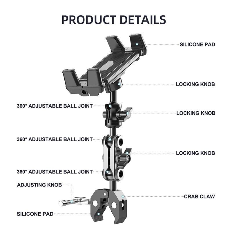 ABSK-ที่วางโทรศัพท์แบบปรับได้ส - Home Gym Video บทวิจารณ์และราคา