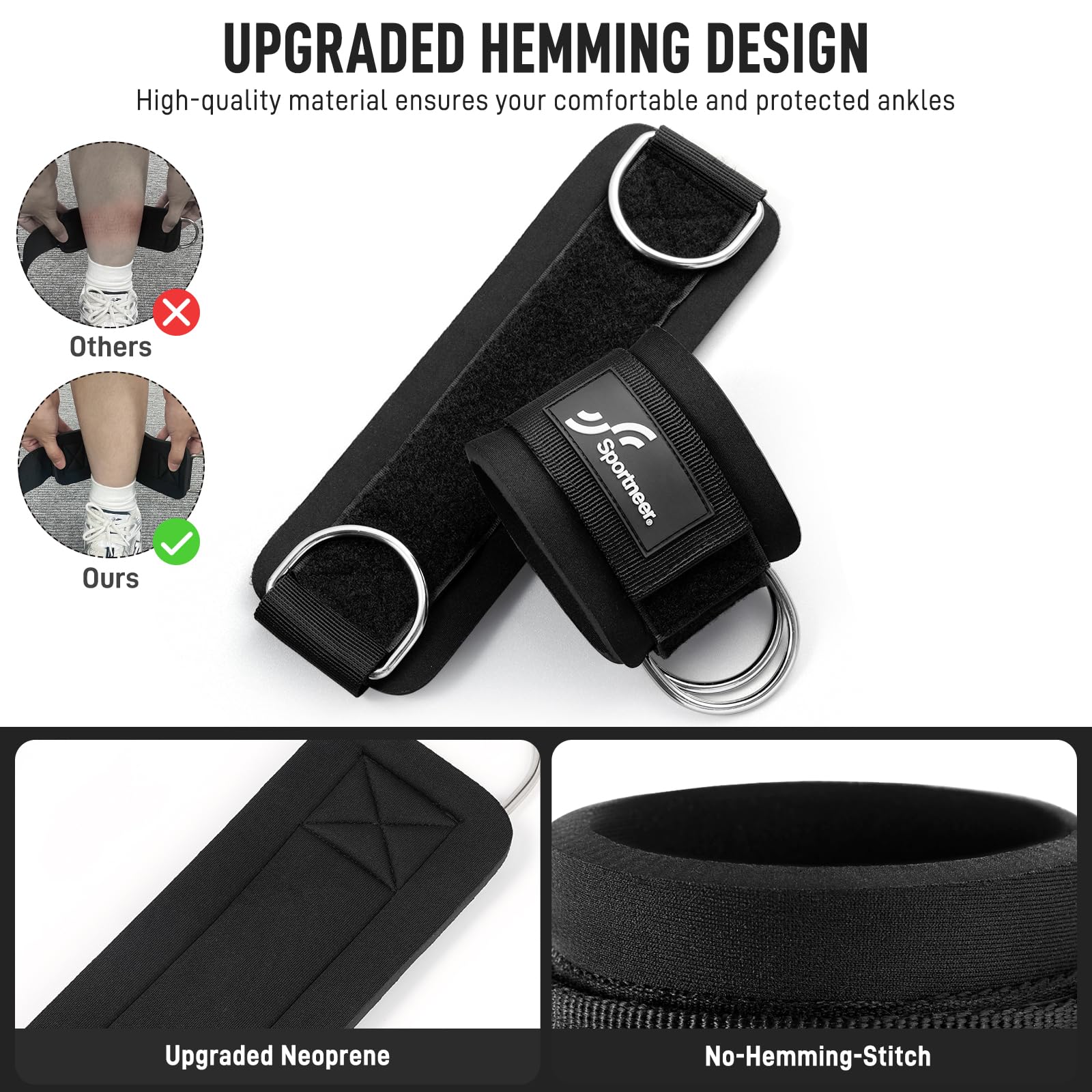 Sportneer สายรัดข้อเท้าปรับได้ - Home Gym Equipment Amazon บทวิจารณ์และราคา