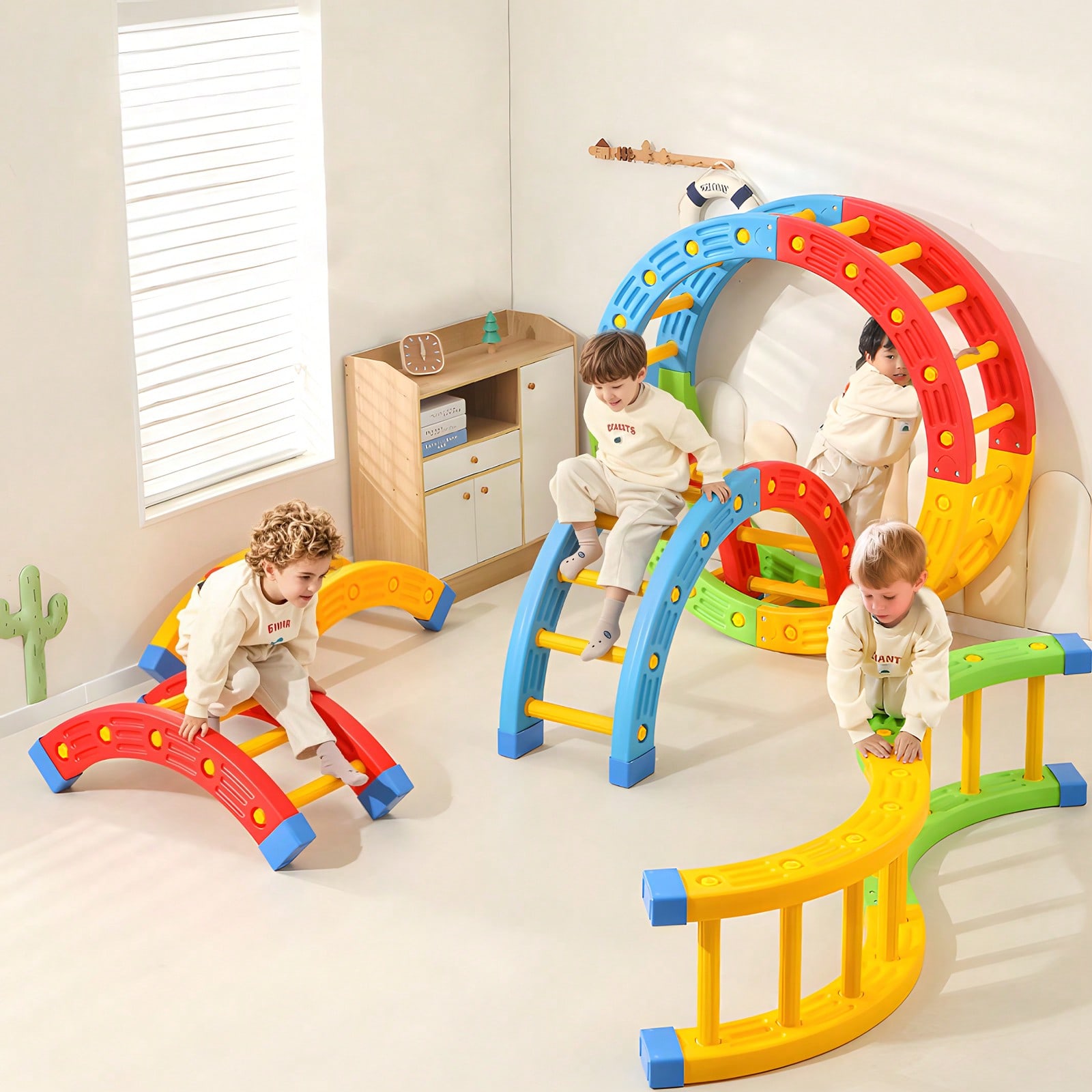ของเล่นปีนป่ายสำหรับเด็กเล็กแบ - Home Gym For Toddlers บทวิจารณ์และราคา