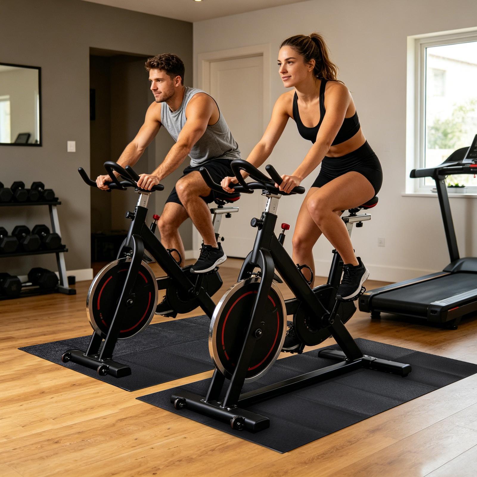 แผ่นรองลู่วิ่งไฟฟ้าแบบหนา กันน - Home Gym Workout Equipment บทวิจารณ์และราคา
