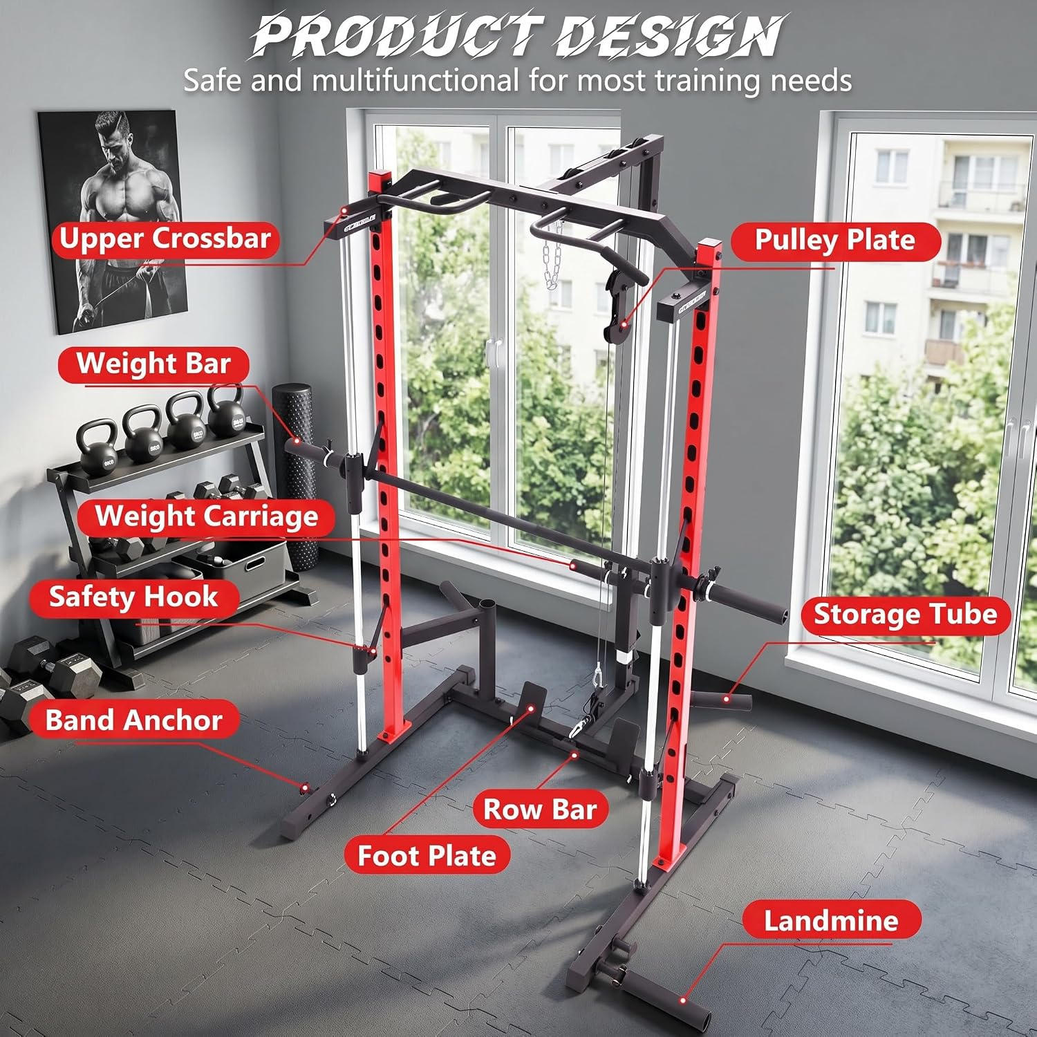 เครื่องออกกำลังกายแบบออลอินวัน - Home Gym One Machine บทวิจารณ์และราคา