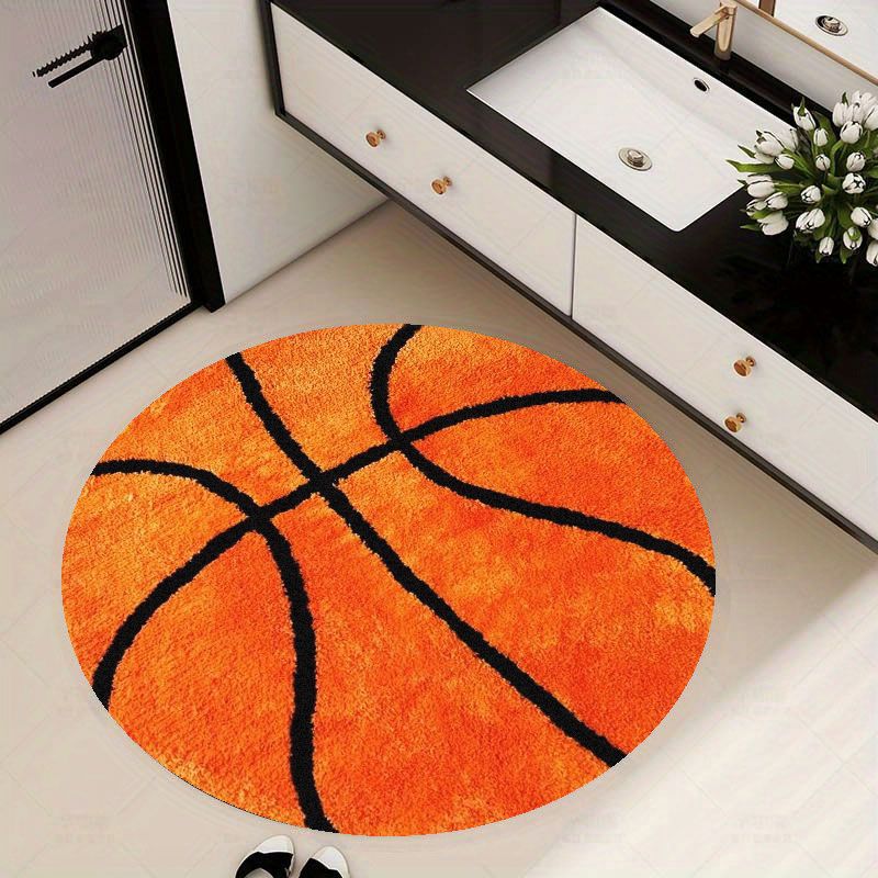 พรมลายบาสเก็ตบอล พรมกลม ผ้าสัก - Home Gym Equipment Amazon บทวิจารณ์และราคา