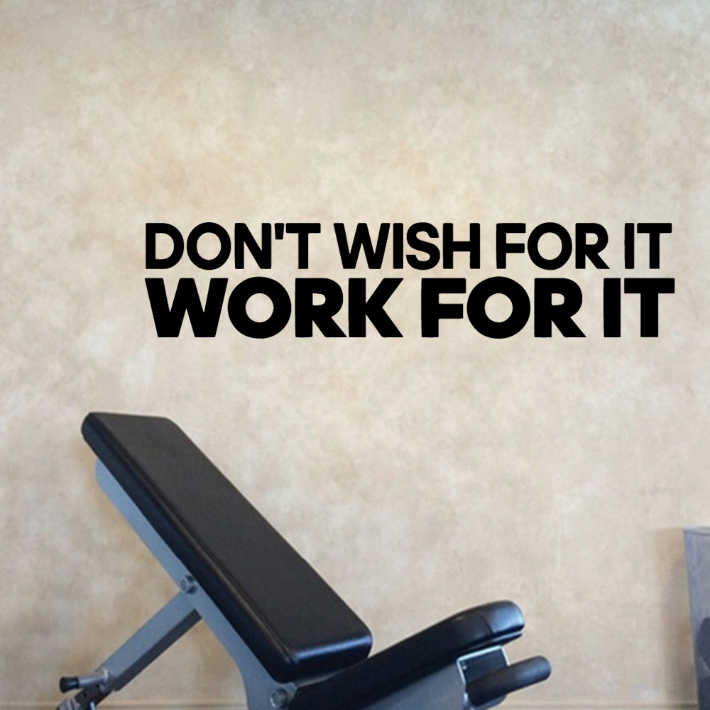 Drop Shipping GYM Wall Art Dec - Home Gym Wallpaper บทวิจารณ์และราคา