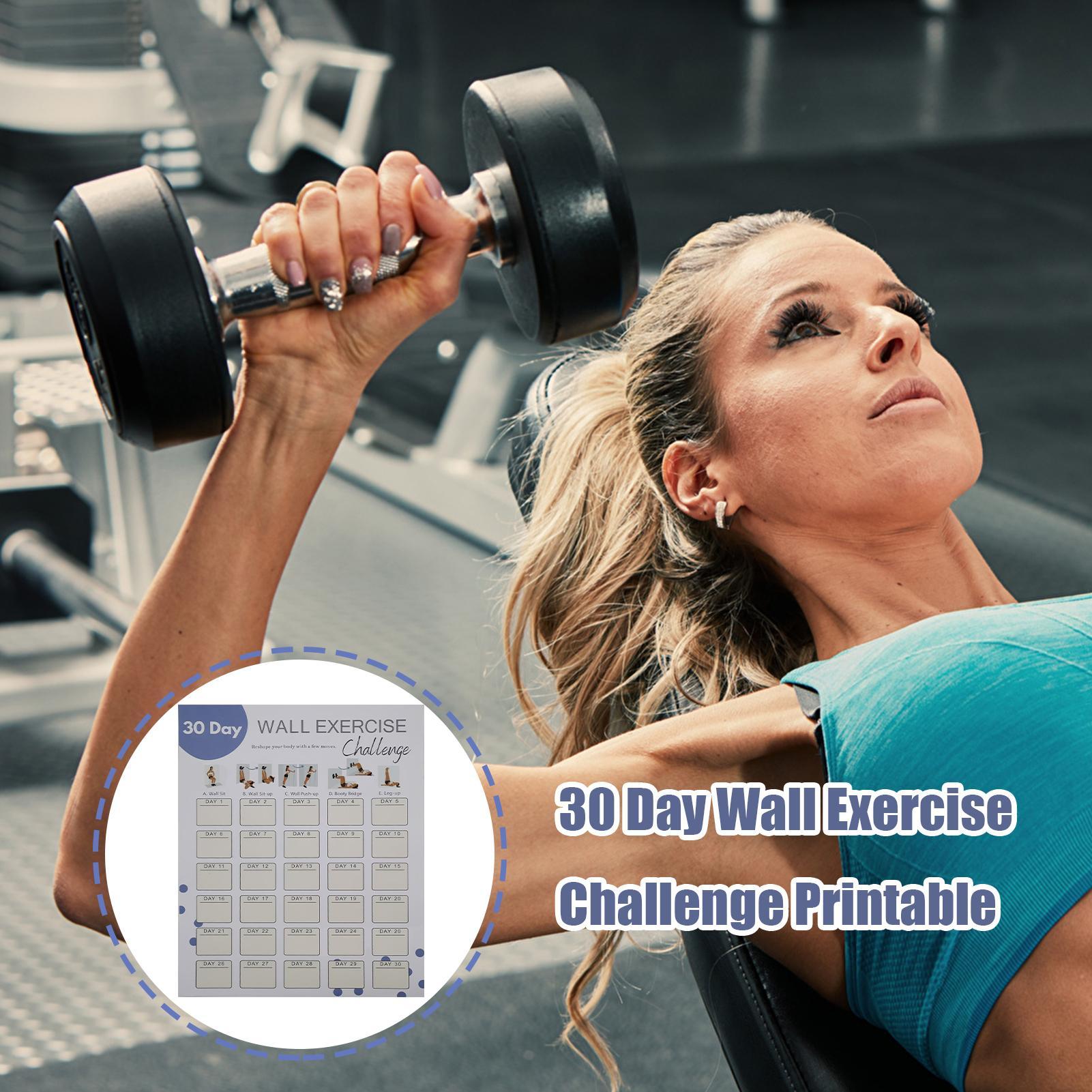 Wall Fitness Planner 30 วัน Ho - Workout Plan Home Gym บทวิจารณ์และราคา