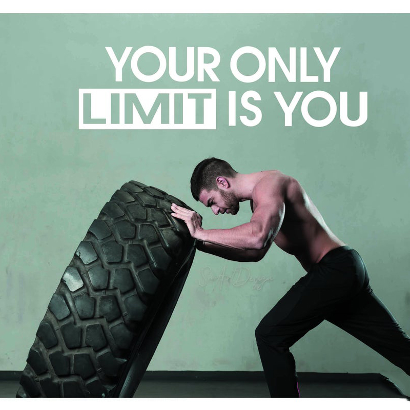 ของคุณเท่านั้นจำกัดคุณ-รูปลอกต - Home Gym Wallpaper บทวิจารณ์และราคา
