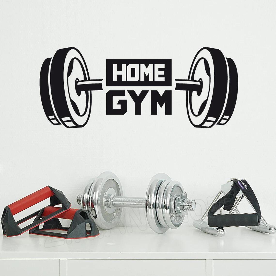 Fitness Gym หน้าแรกตกแต่งผนังส - Home Gym Wallpaper บทวิจารณ์และราคา
