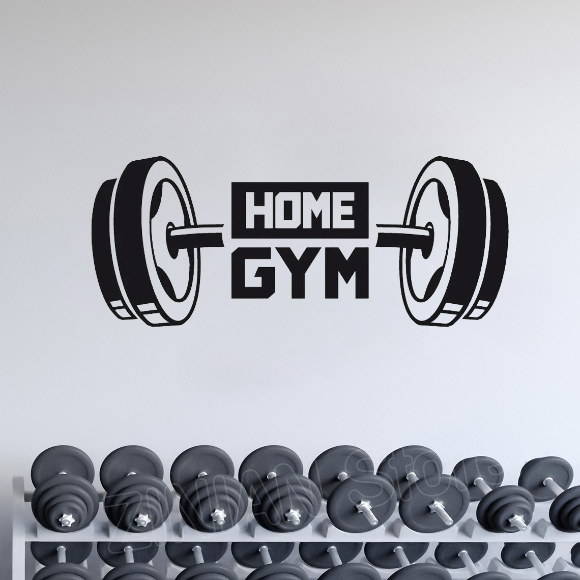 Fitness Gym หน้าแรกตกแต่งผนังส - Home Gym Wallpaper บทวิจารณ์และราคา